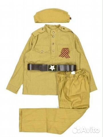 Новый военный костюм Солдата 110-116+ значок