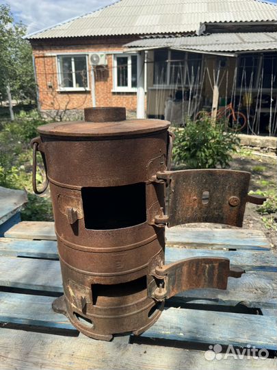 Армейская печка, буржуйка
