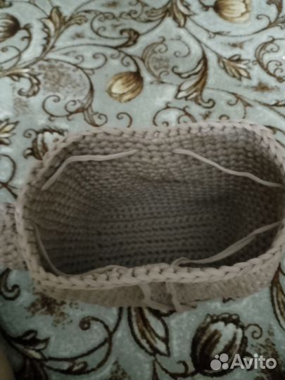 Сумка-торба вязаная ручная работа