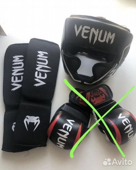 Venum, шлем для мма, защита для ног