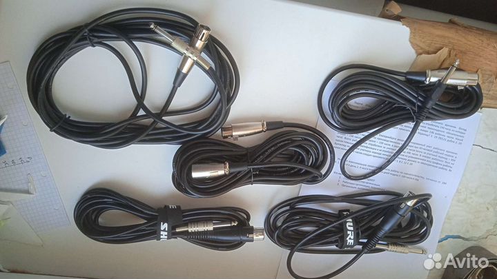 Кабель для Микрофона (4,5 и 5 метров, Новый)