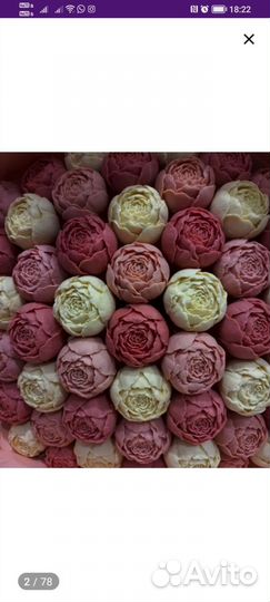 Шоколадные розы, пионы