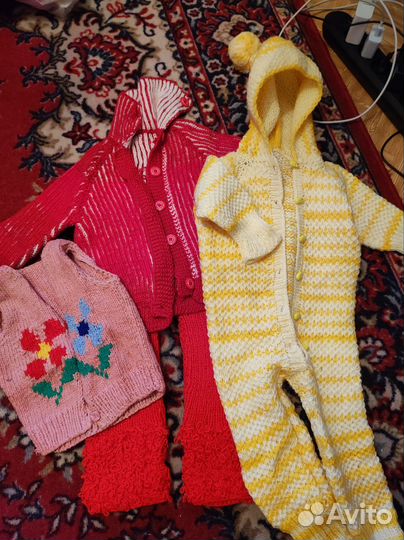 Вязаные вещи на 1-2 года