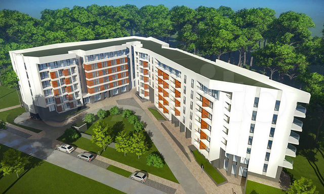 Апартаменты-студия, 31,6 м², 1/6 эт.