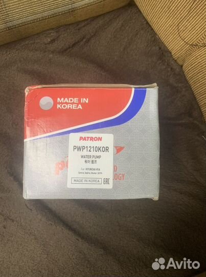 Водяной насос KIA sportage patron pwp1210kor