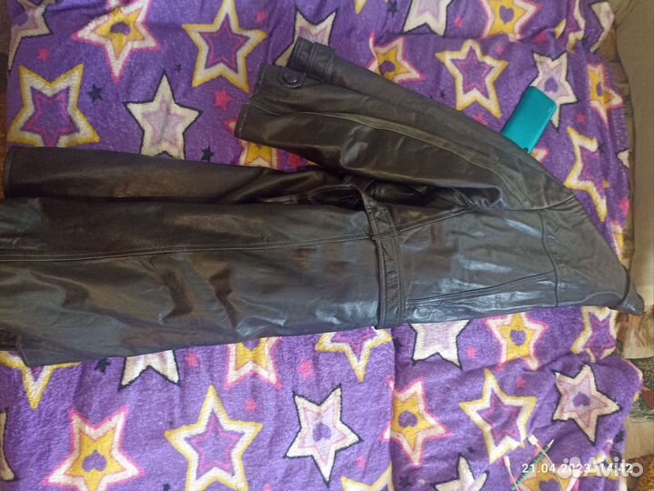 Кожаный плащ нквд