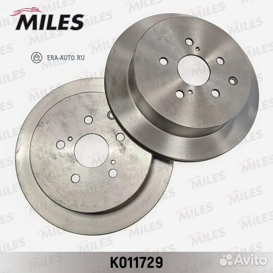 Miles K011729 Диск тормозной задний lexus RX 350 08- K011729