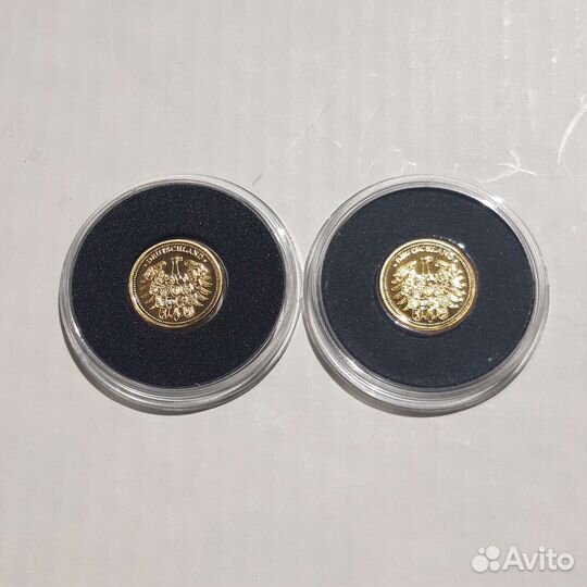 Roman herzog золотой жетон - медаль