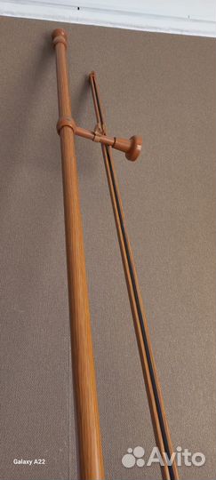 Карниз потолочный двухрядный 3,1 м вишня