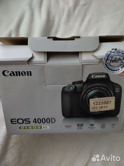 Canon Eos 4000d kit
