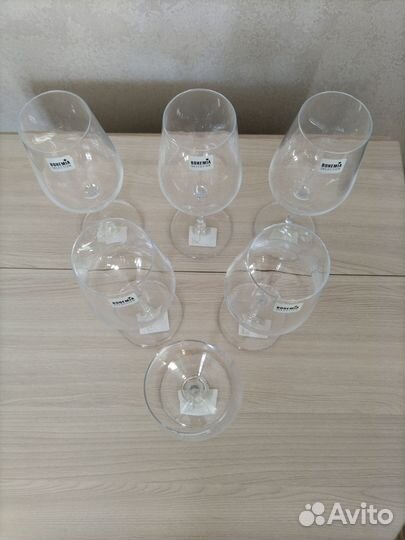 Бокалы для вина Bohemia, 6 шт