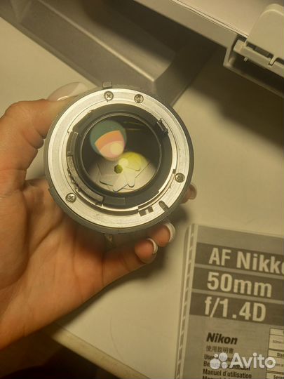 Объектив nikon 50mm f 1.4D af nikkor