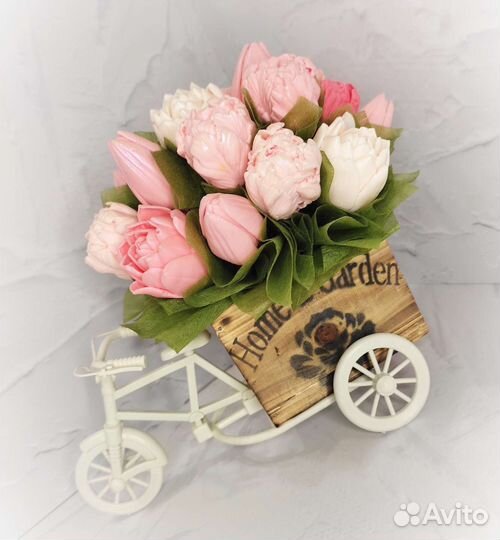 Букет-подарок из мыла ручной работы