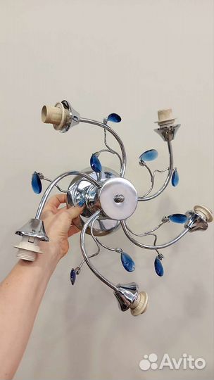 Люстра без плафонов