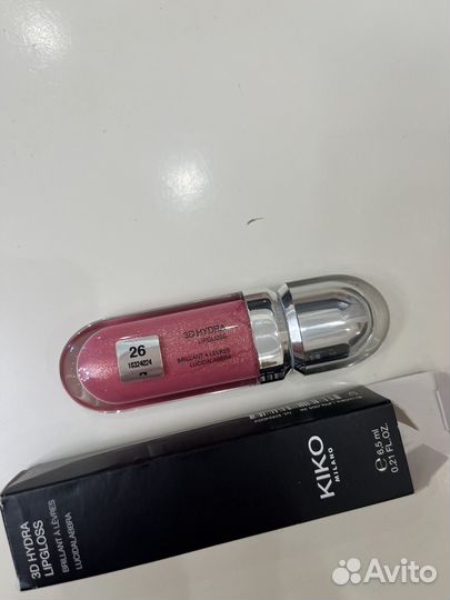 Блеск для губ kiko 3D hydra lipgloss новый