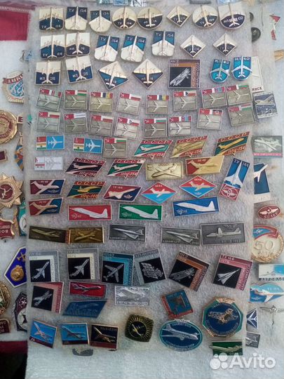 Значки Самолёты Авиация Аэрофлот