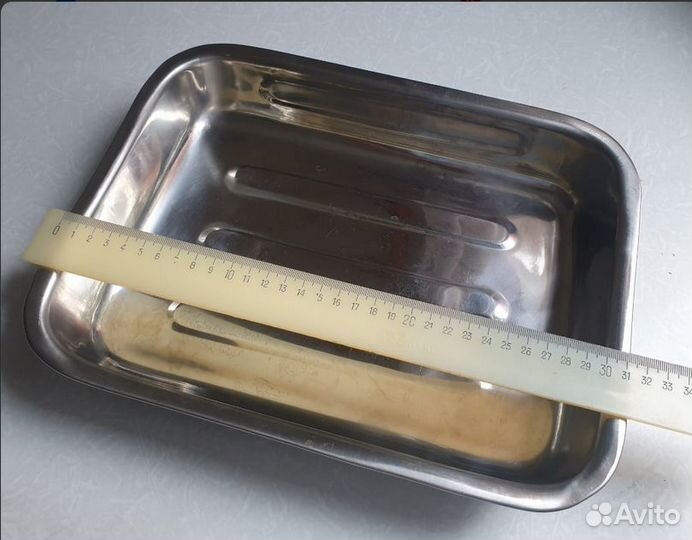 Глубокий Противень Поднос Лоток нержавеющая сталь