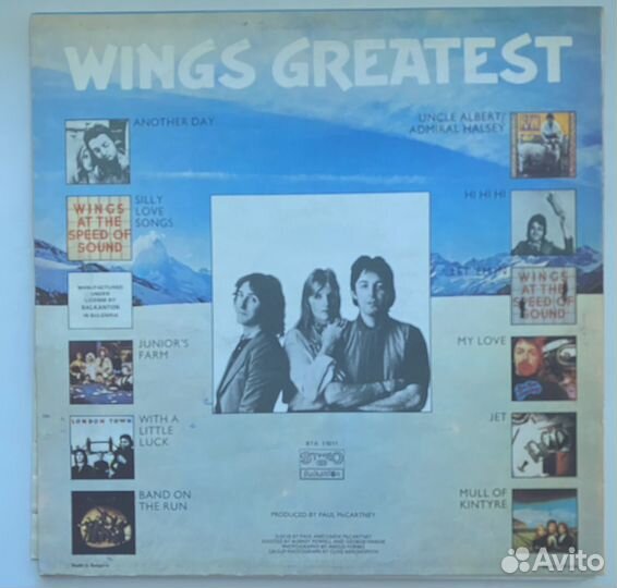 5 винила. Beattles, Wings