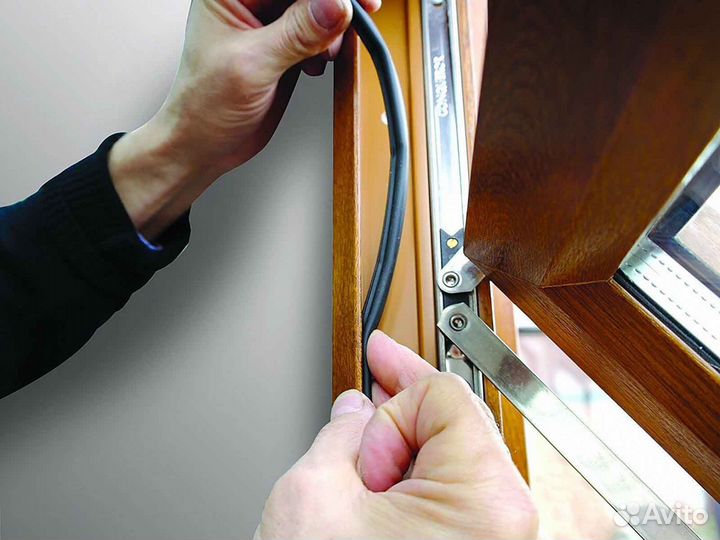 Ремонт окон, уплотнитель Q-Lon RAL1526