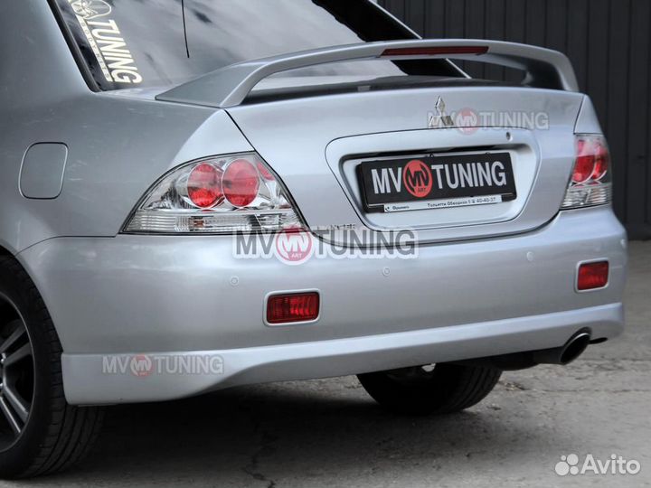 Юбка заднего бампера Sport на Mitsubishi Lancer 9