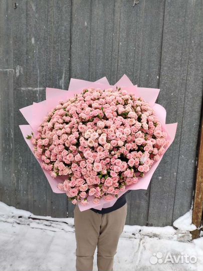 Роза букет хризантемы 21/51/101