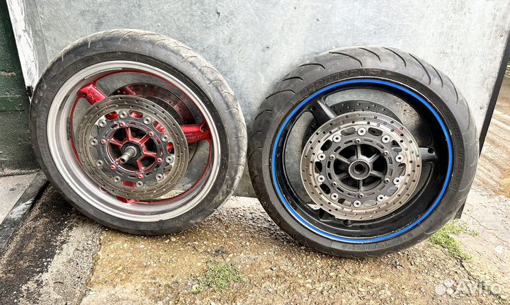 Yamaha r6 99-02г. Диск передний задний