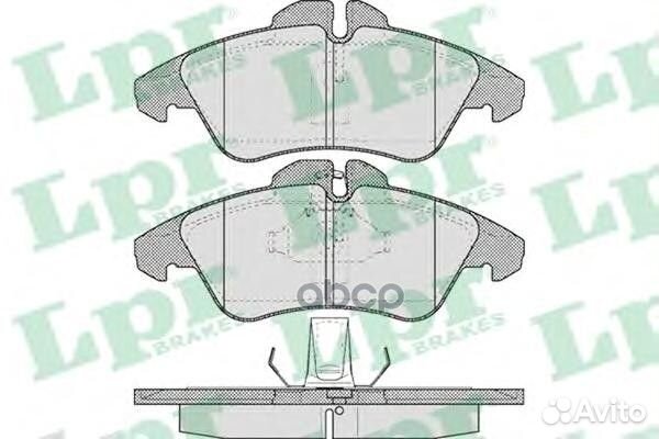 Колодки тормозные mercedes sprinter (901-904) 9