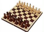 Шахматы парафинированные темная доска
