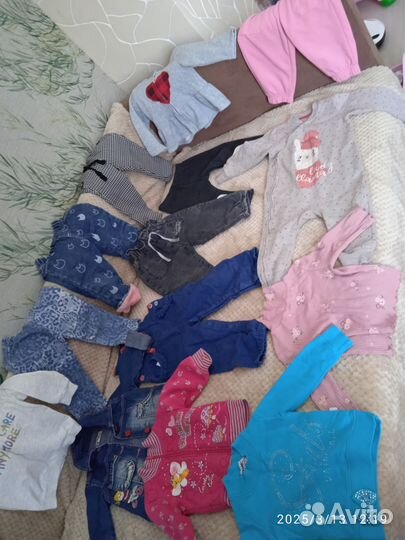 Вещи пакетом на девочку 80 86