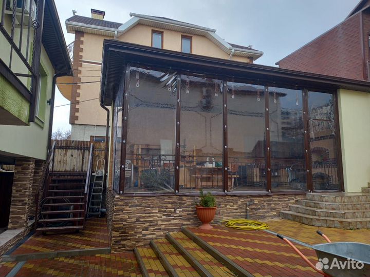 Мягкие окна для беседки