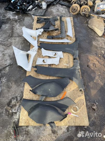 Накладки порогов,пластик салона,стоек LADA Vesta