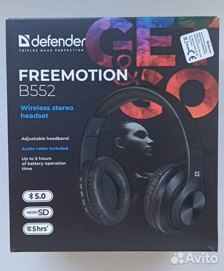 Bluetooth-гарнитура Defender FreeMotion B552