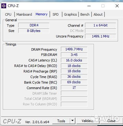 Оперативная память DDR4 A-Data XPG 8 Гб