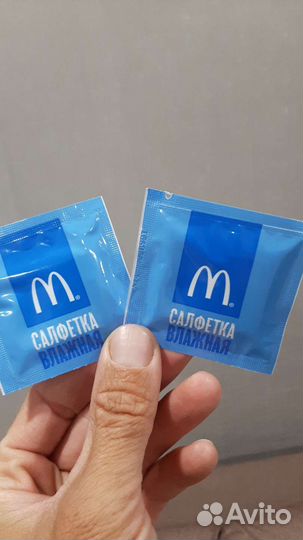 Влажные салфетки макдак