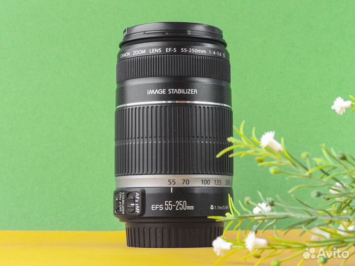 Объектив Canon EF-S 55-250mm f4-5.6 IS
