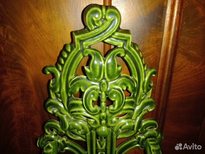 Антикварная подставка под трости чугун