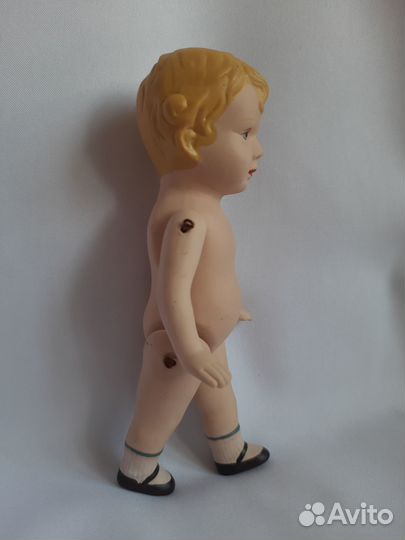 Кукла винтажная, бисквит