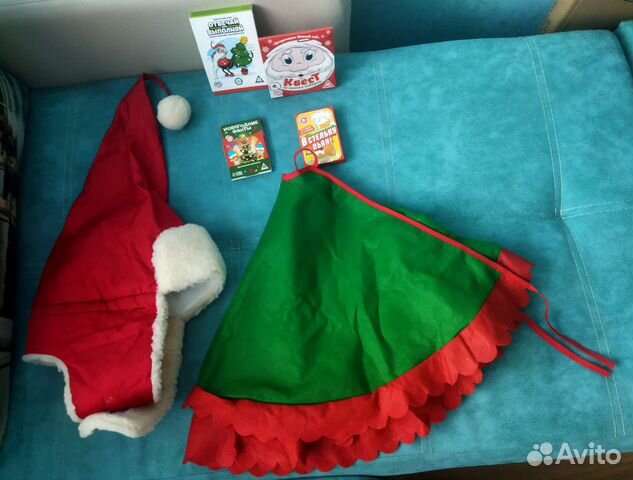 Новогодние игры,светильник,шапка и юбка на ëлку