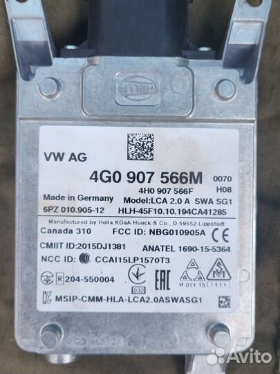 2010-19 А6 Датчик слепых зон Радар Audi A6 C7