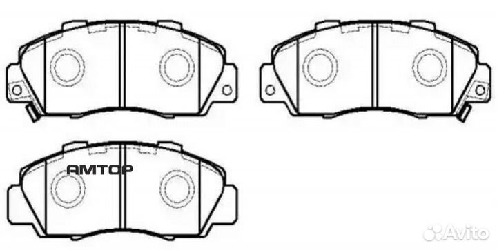 HSB HP5009 Колодки торм.пер