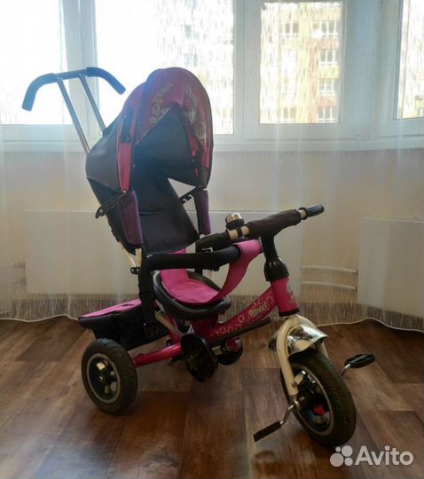 Детский велосипед с ручкой