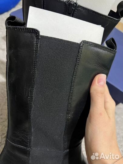 Полусапоги натуральная кожа