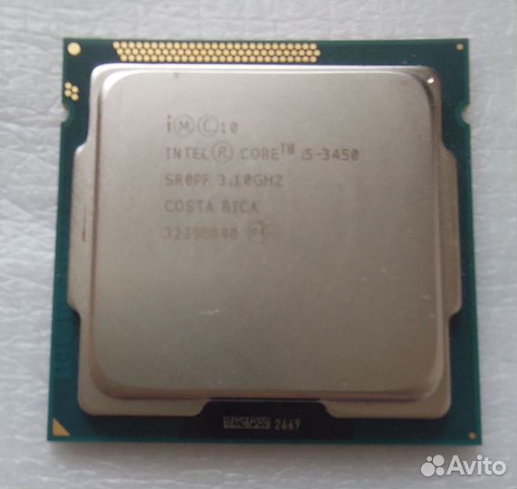 Процессор intel core i5-3450