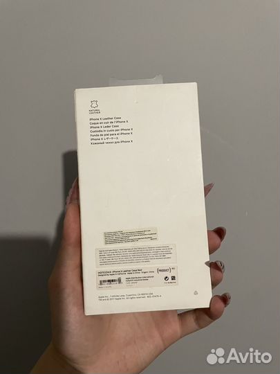 Новый оригинальный чехол iPhone X / XS