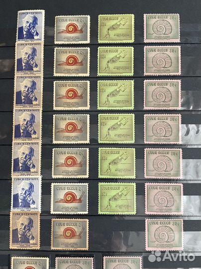 Почтовые марки Кубы. Персоналии. Натуралист (1958)