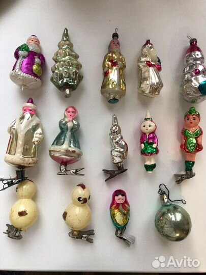 Елочные игрушки СССР