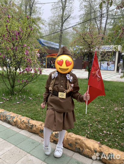 Военный костюм на девочку (Прокат)