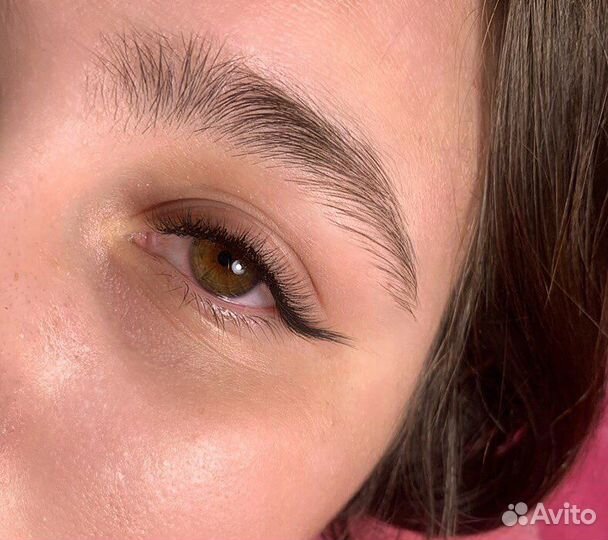 Наращивание ресниц, Долговременная укладка бровей