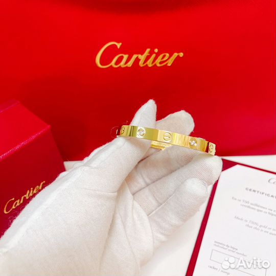 Браслет Cartier из золота 750 пробы и бриллиантов