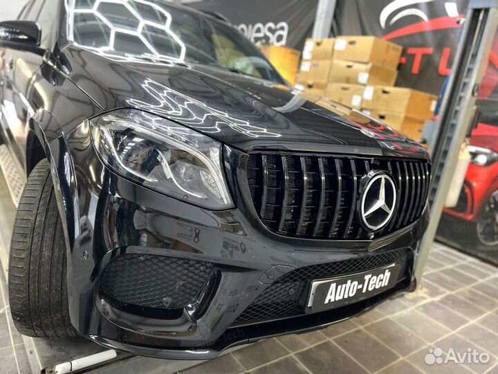 Решетка GT Mercedes GLS X166 black